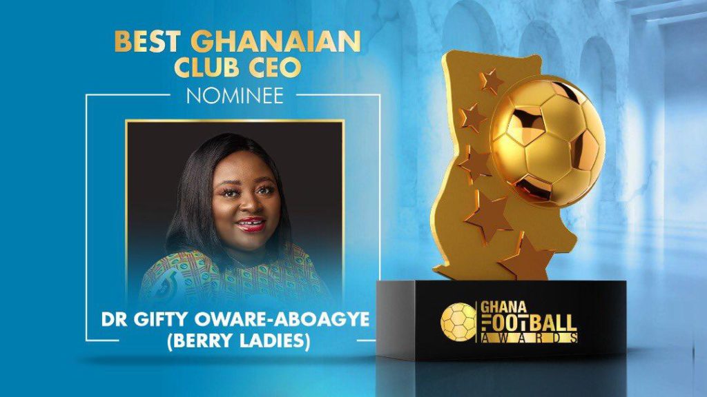 Berry Ladies FC bags 4 Ghana Football Awards nominations
